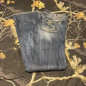 Silver jeans